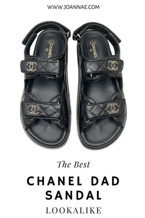 chanel dad sandal dupes|chanel dad sandals.